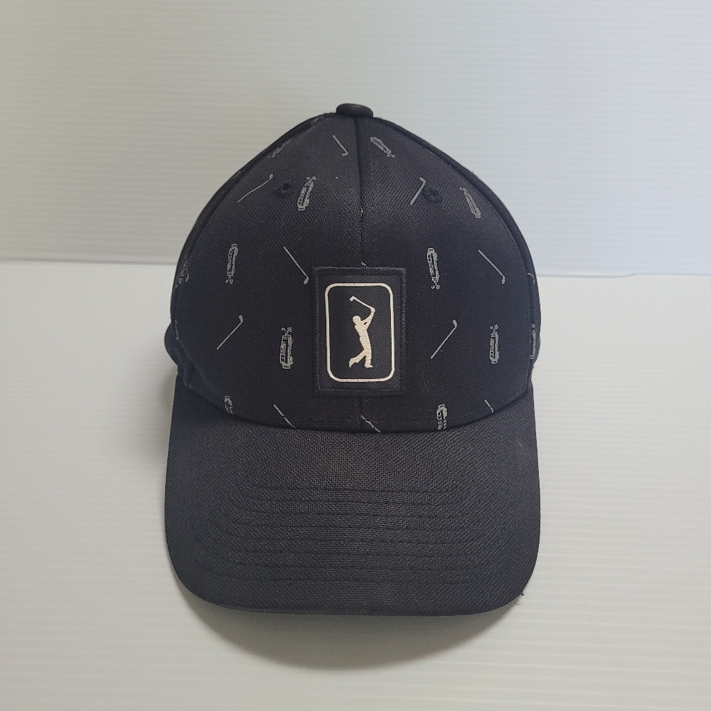 PGA Tour Pro Series Adjustable Black Hat